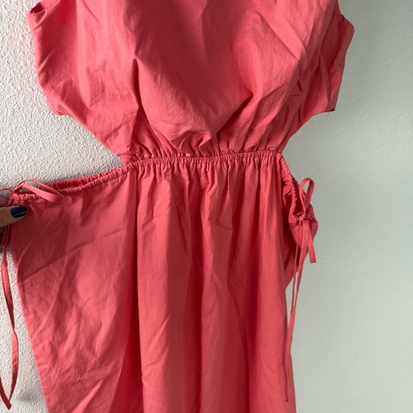 New Rails Yvette Midi Dress Spiced Coral Cut Out NWT Boho Casual Women’s Small - Picture 11 of 16